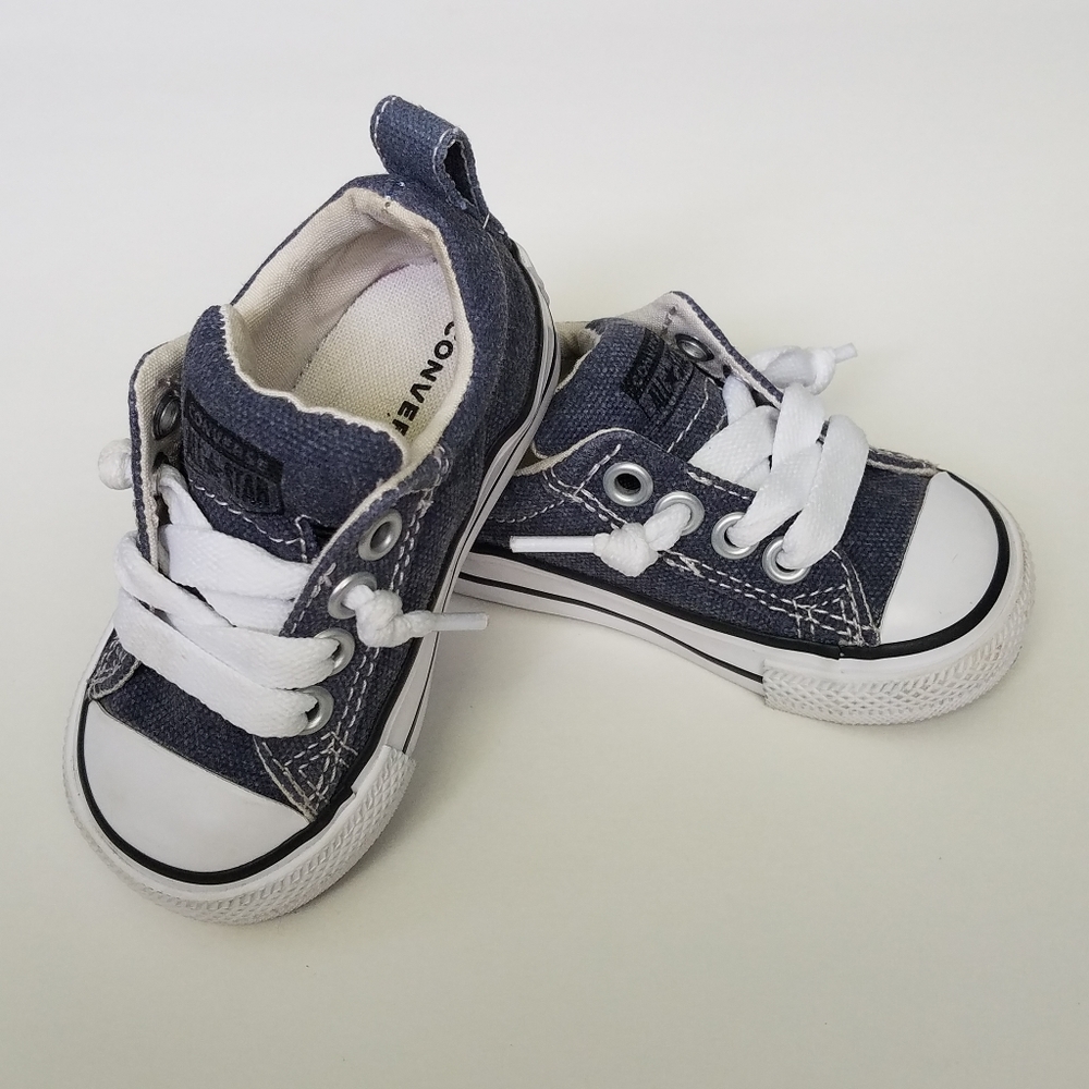 Converse All Star Infant Sz 4 Dark Blue Shoe